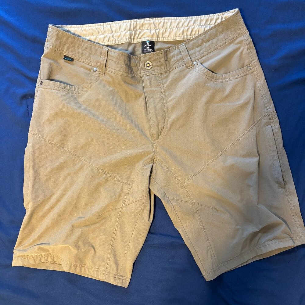 Kuhl Silencr Kargo Shorts Men's 38 Storm Khaki